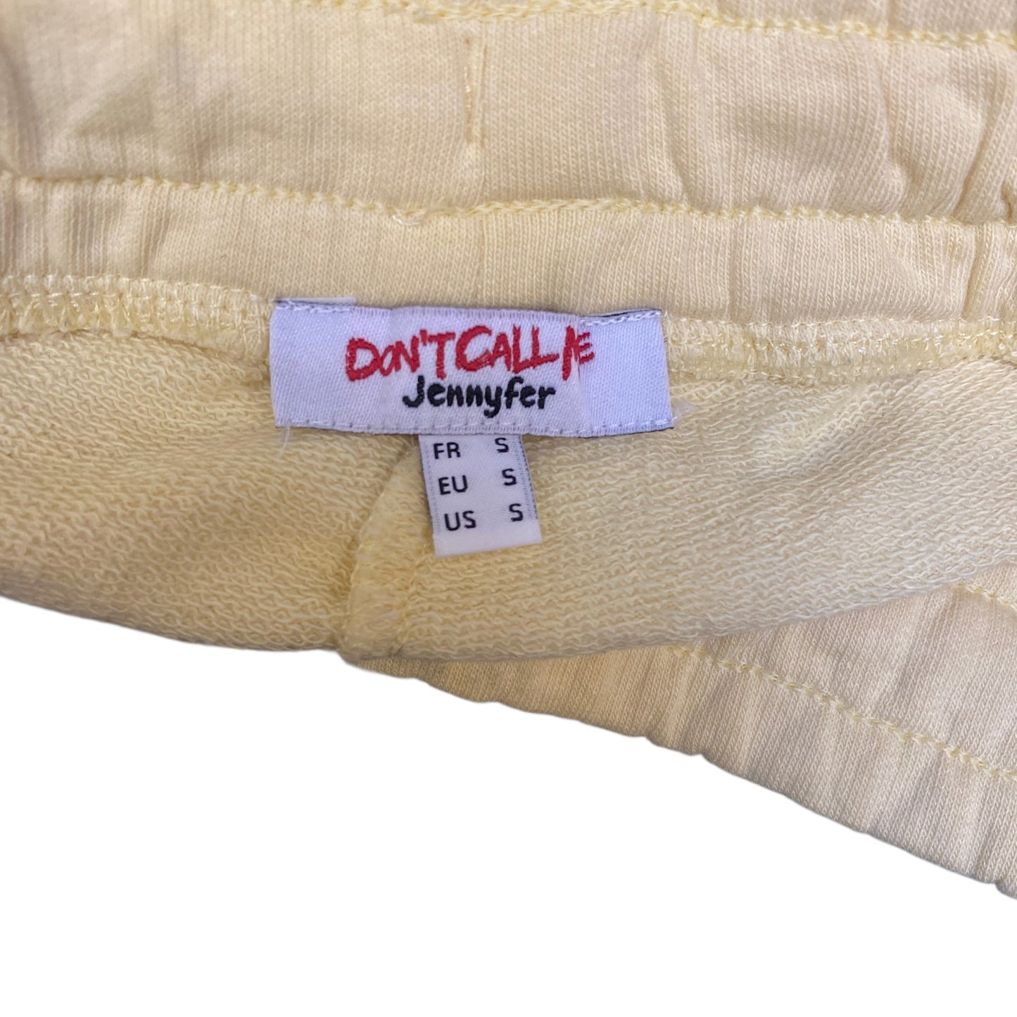 Running Sprinter Shorts Womens Small 29" Waist Yellow Gym Workout Dolphin Hem