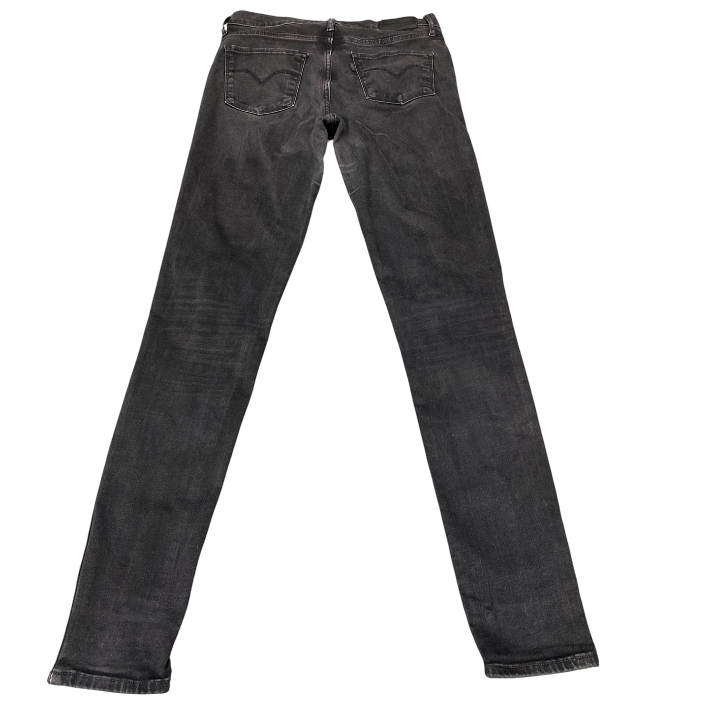 Levi's Jeans Womens 29" Waist Black Denim Premium 720 High Rise Super Skinny Leg