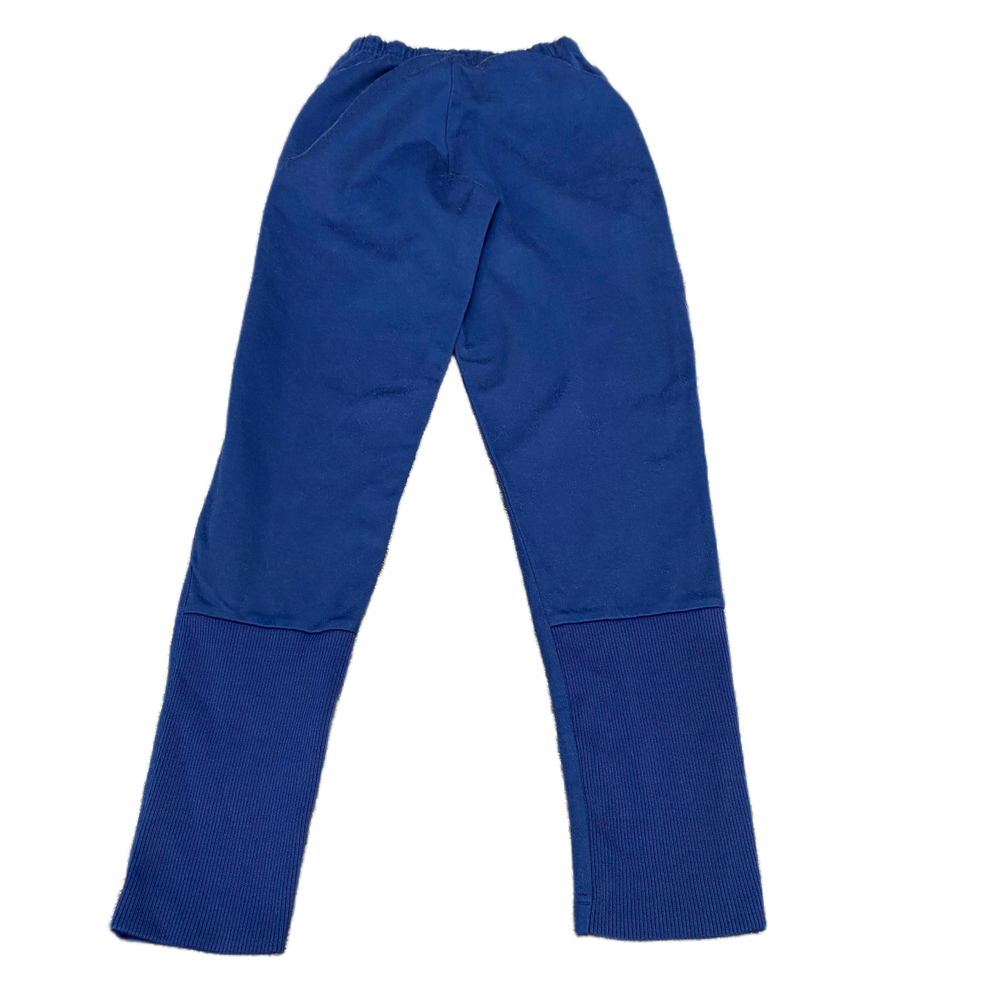 Adidas Joggers Fits as Women 24" Waist Blue Running Gym Training Pull On Trouser