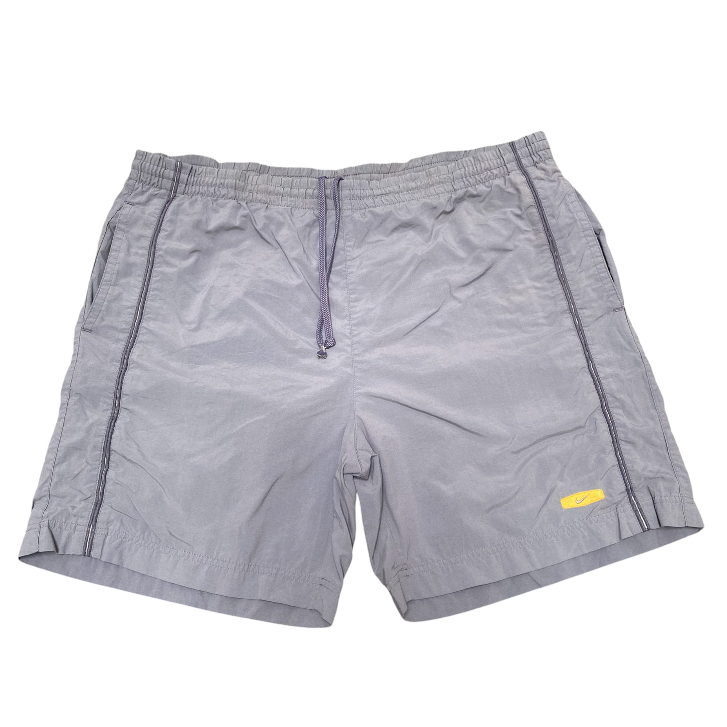 Nike Swim Boardshort Mens XL Purple Mesh Lined Stretch Elastic Waist Drawstring