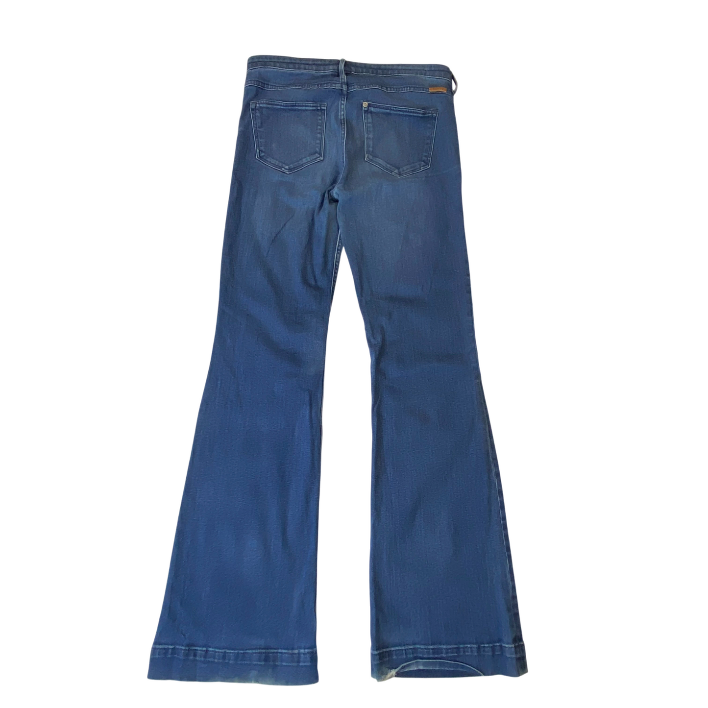H&M Jeans Womens Large W30 L30 Blue Denim Flared Leg Regular Waist Comfort Fit