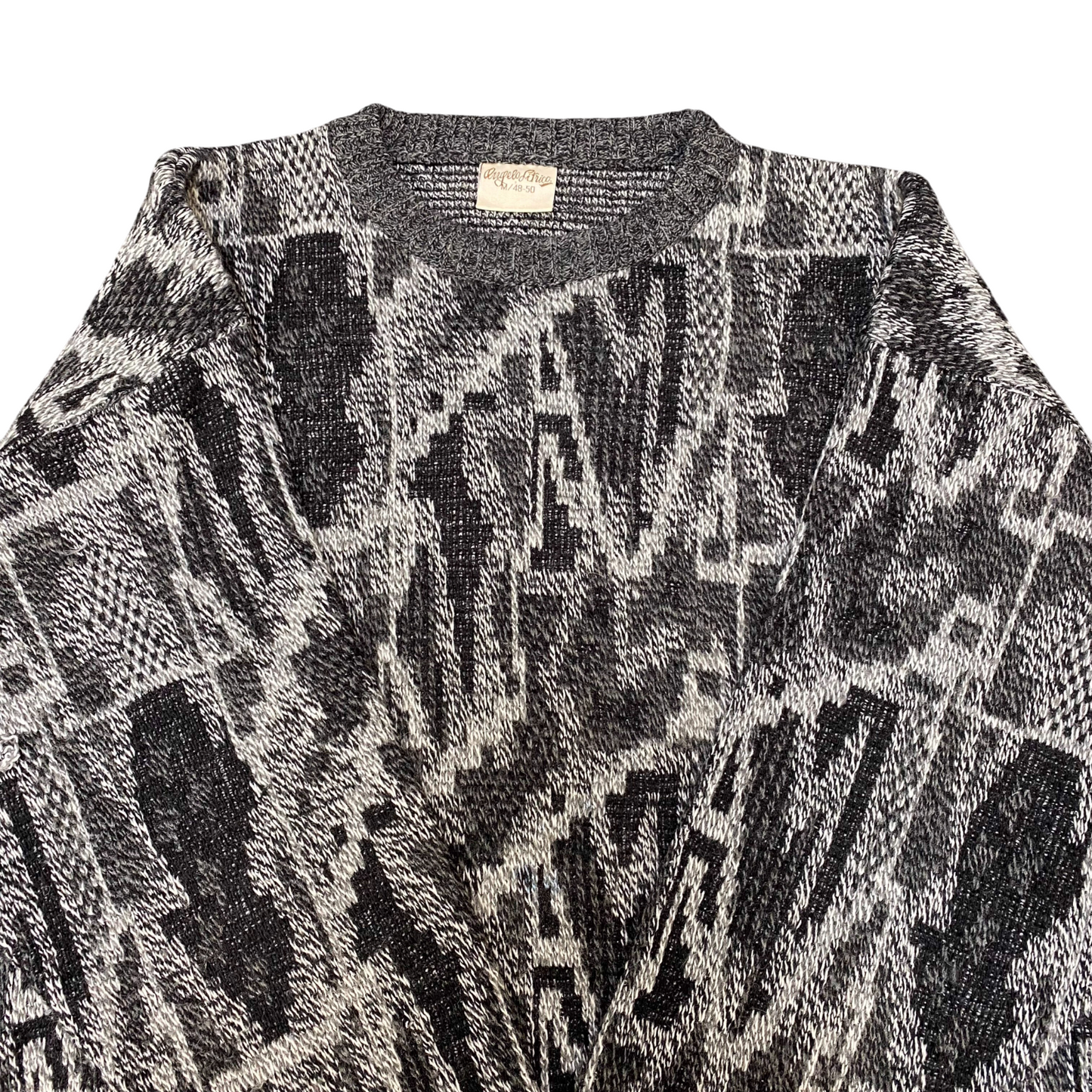 Onpelo Fitrico Jumper Womens Medium Grey Patterned Warm Winter Holiday Pullover