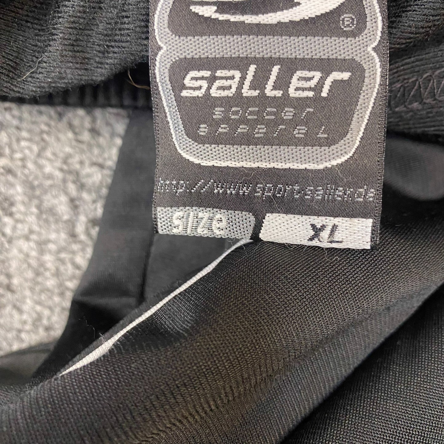 Saller Soccer Apparel Training Pants Mens XL Black Drawstring Waist Ankle Zip