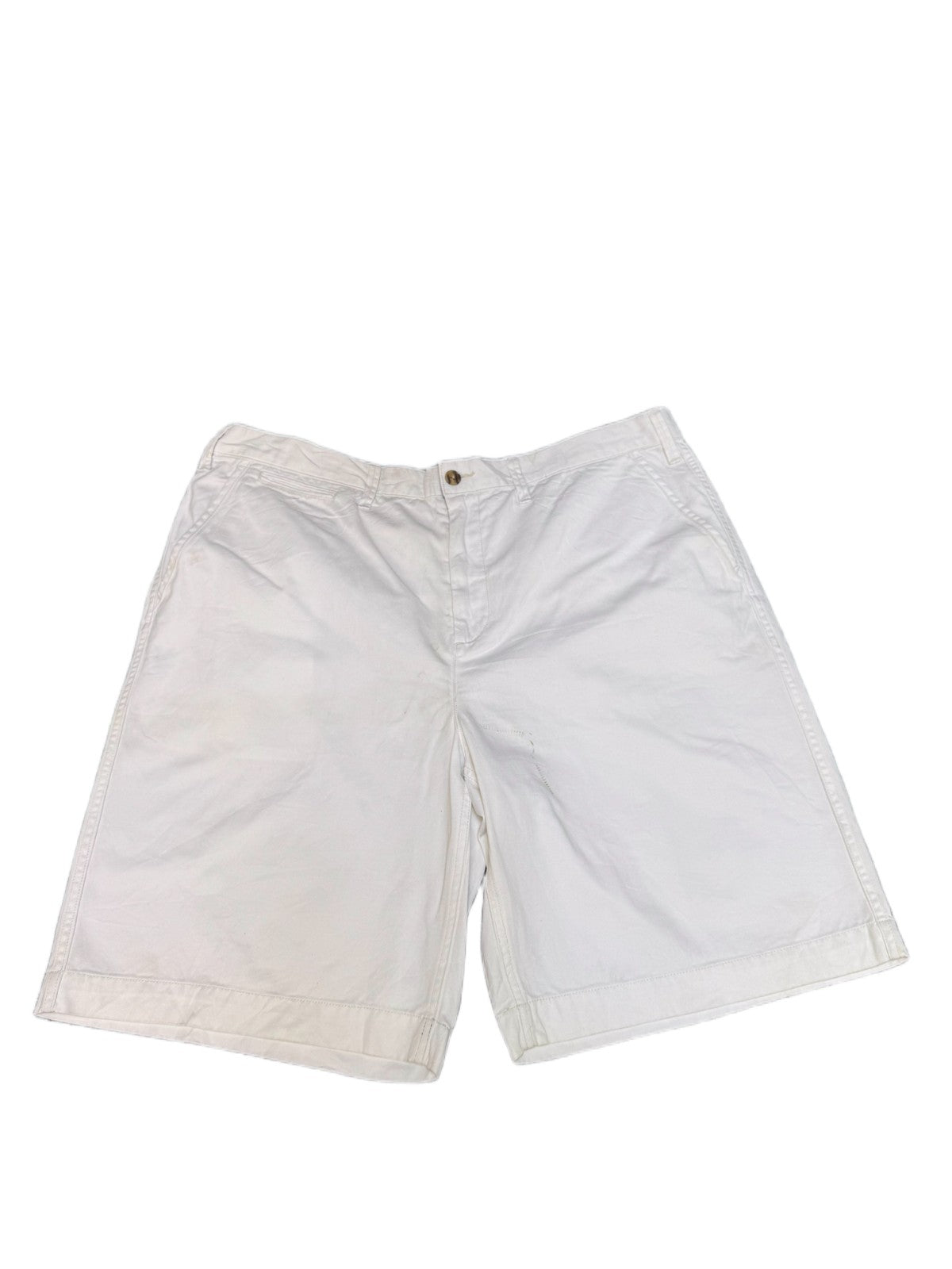 Polo Ralph Lauren Chino Shorts Fits as Mens 2XL 41" Waist White Hiking Outdoor