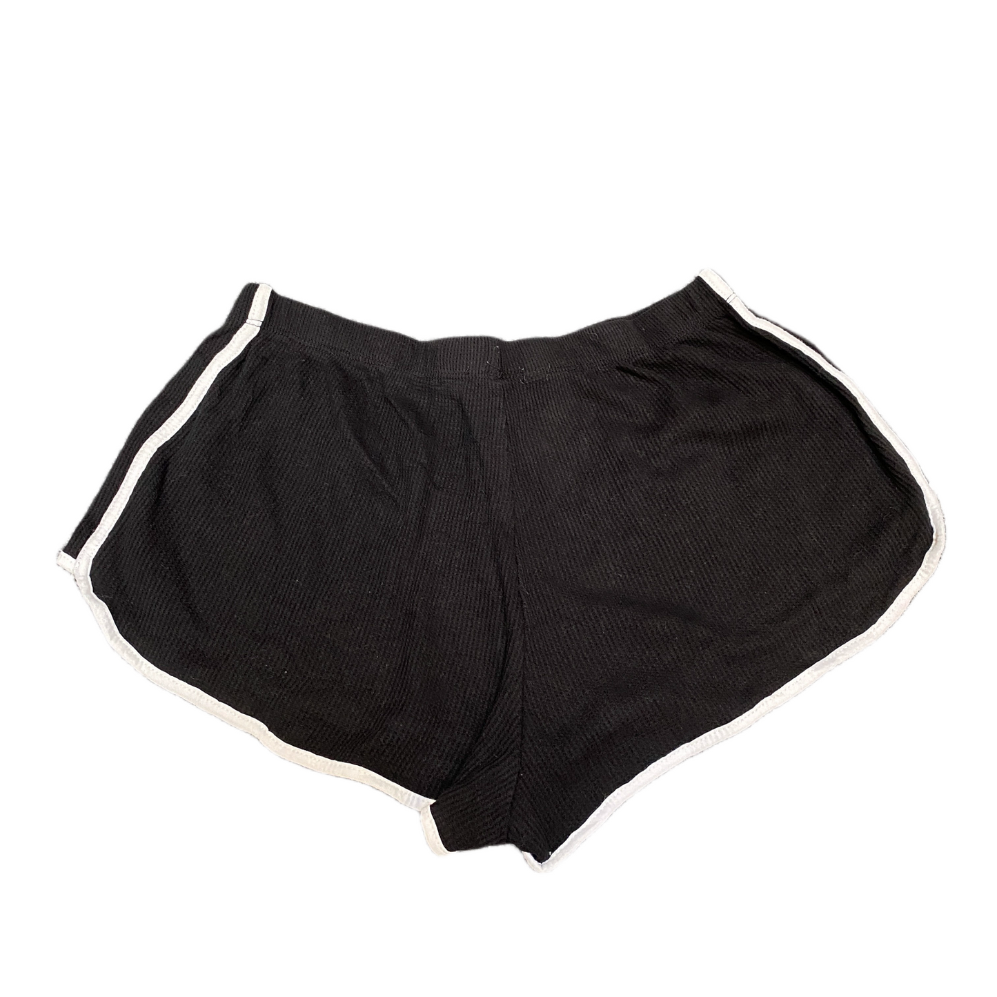 Running Sprinter Shorts Women S 23" Waist Black Athletic Workout Gym Dolphin Hem