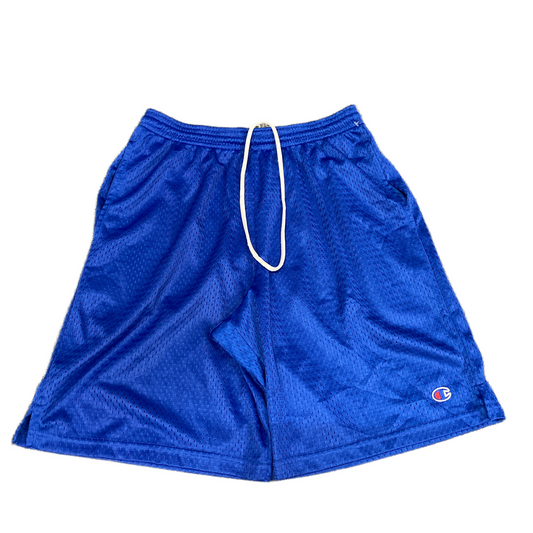 Basketball Shorts Mens XS 26" Waist Blue Mesh Gym Training Workout Drawstring