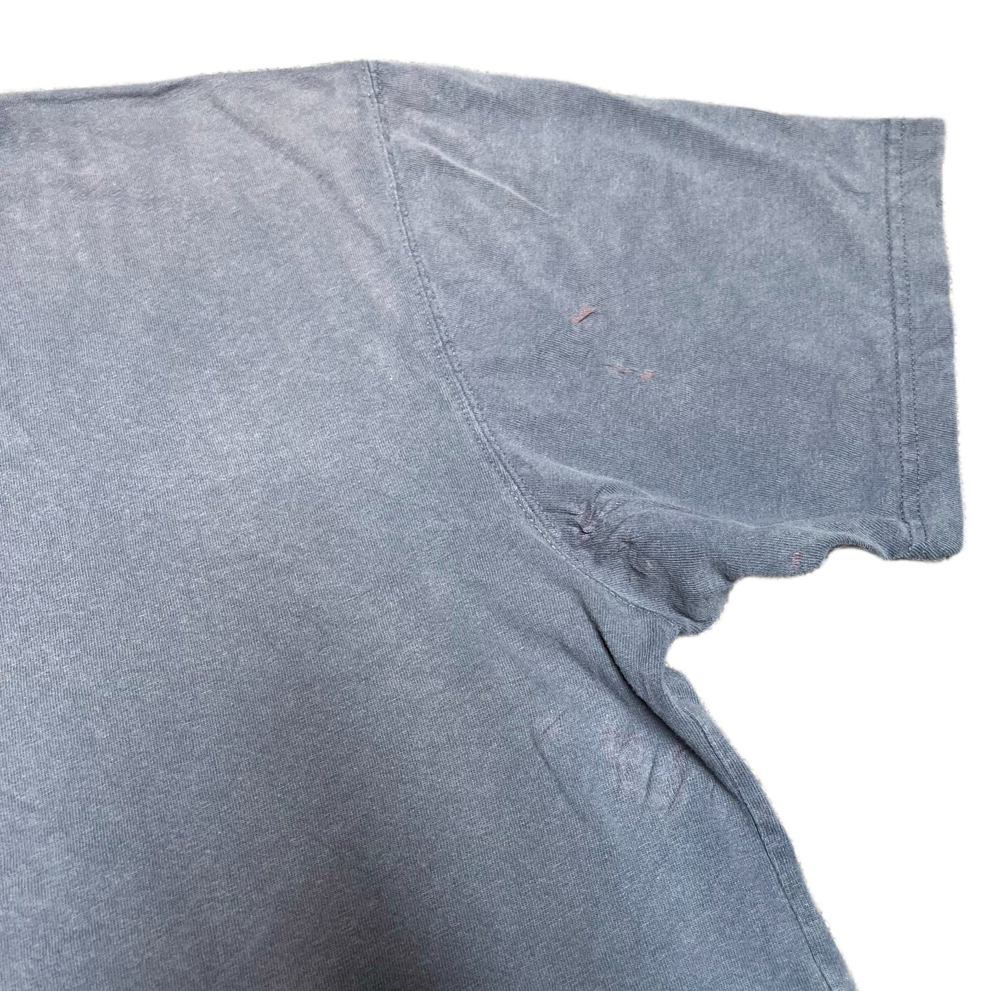 Carhartt Henley Pocket T-Shirt Mens XL Blue Loose Fit Short Sleeve Workwear Tee