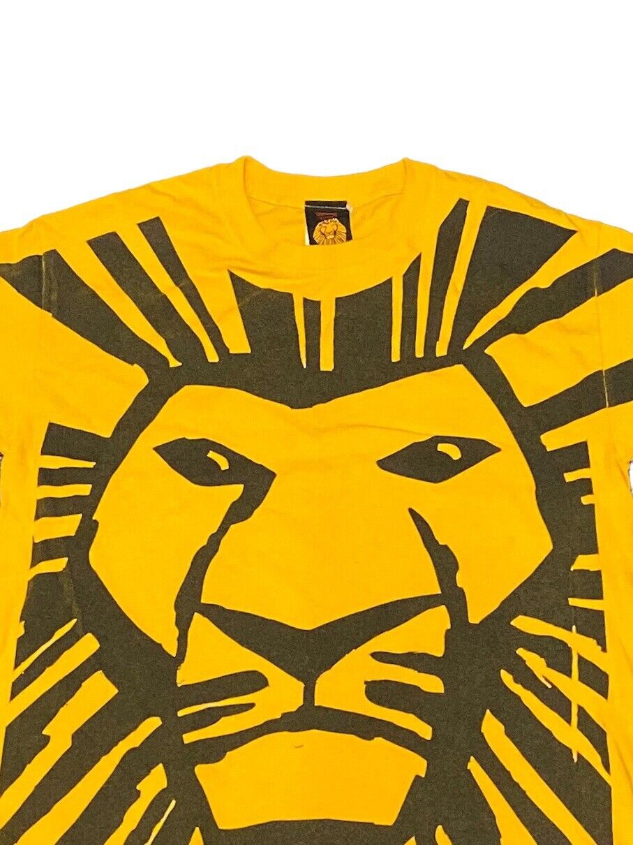 Disney The Lion King T-Shirt Yellow Mens S