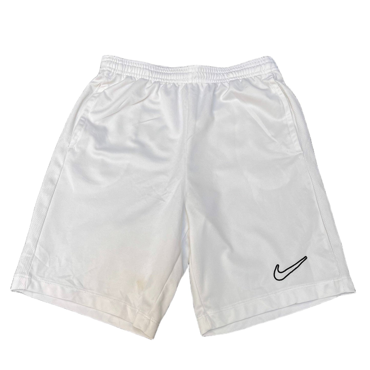 Nike Dri-Fit Basketball Shorts Fits as Mens XS 24" Waist White Stretch Pull On