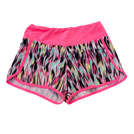 Running Sprinter Shorts Womens Small Multicoloured Tie Dye Stretch Elastic Waist