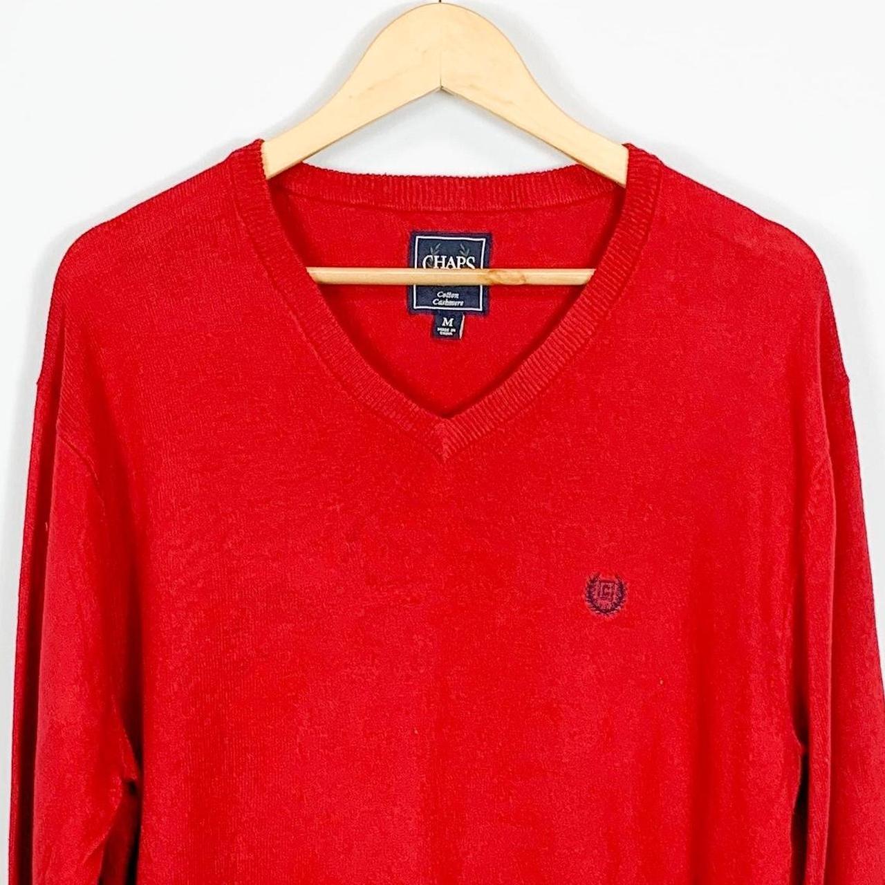 Vintage Chaps V neck Sweatshirt