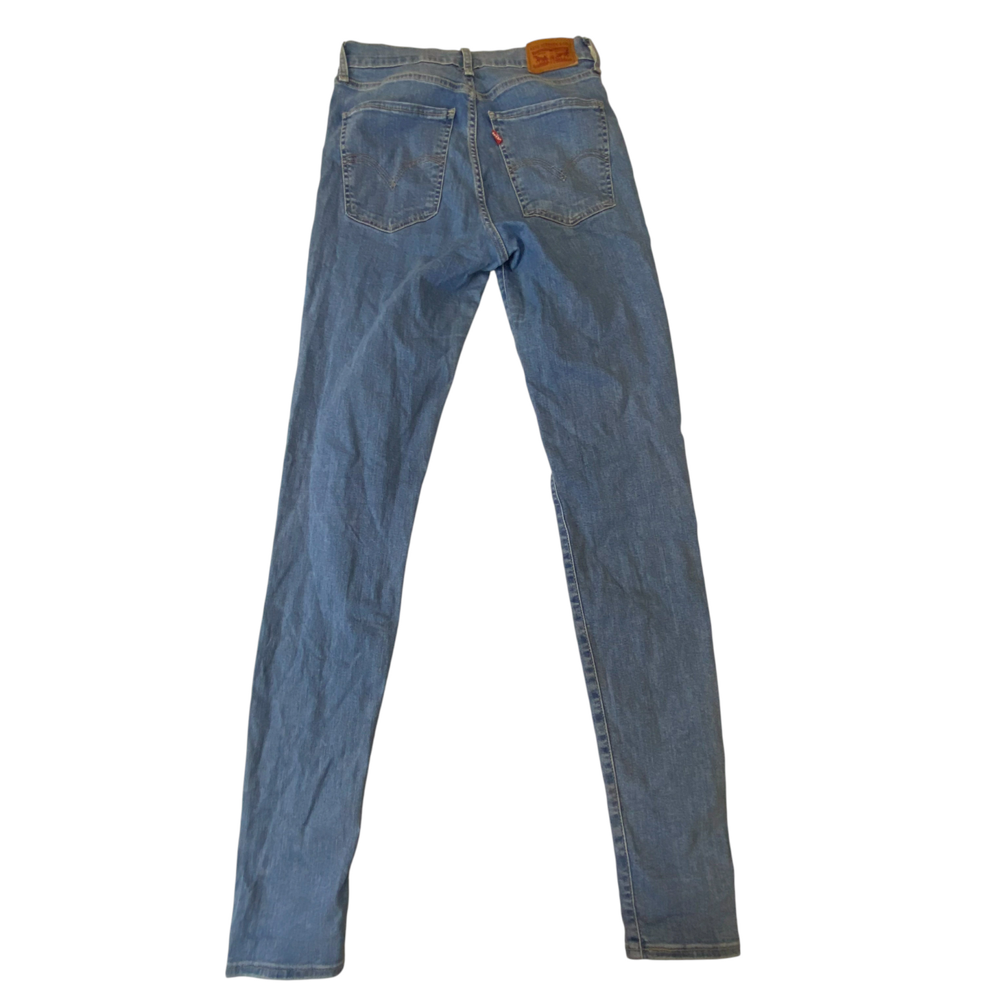 Levi's Jeans Womens Medium Blue Denim Mile High Super Skinny Fit Pockets Outdoor