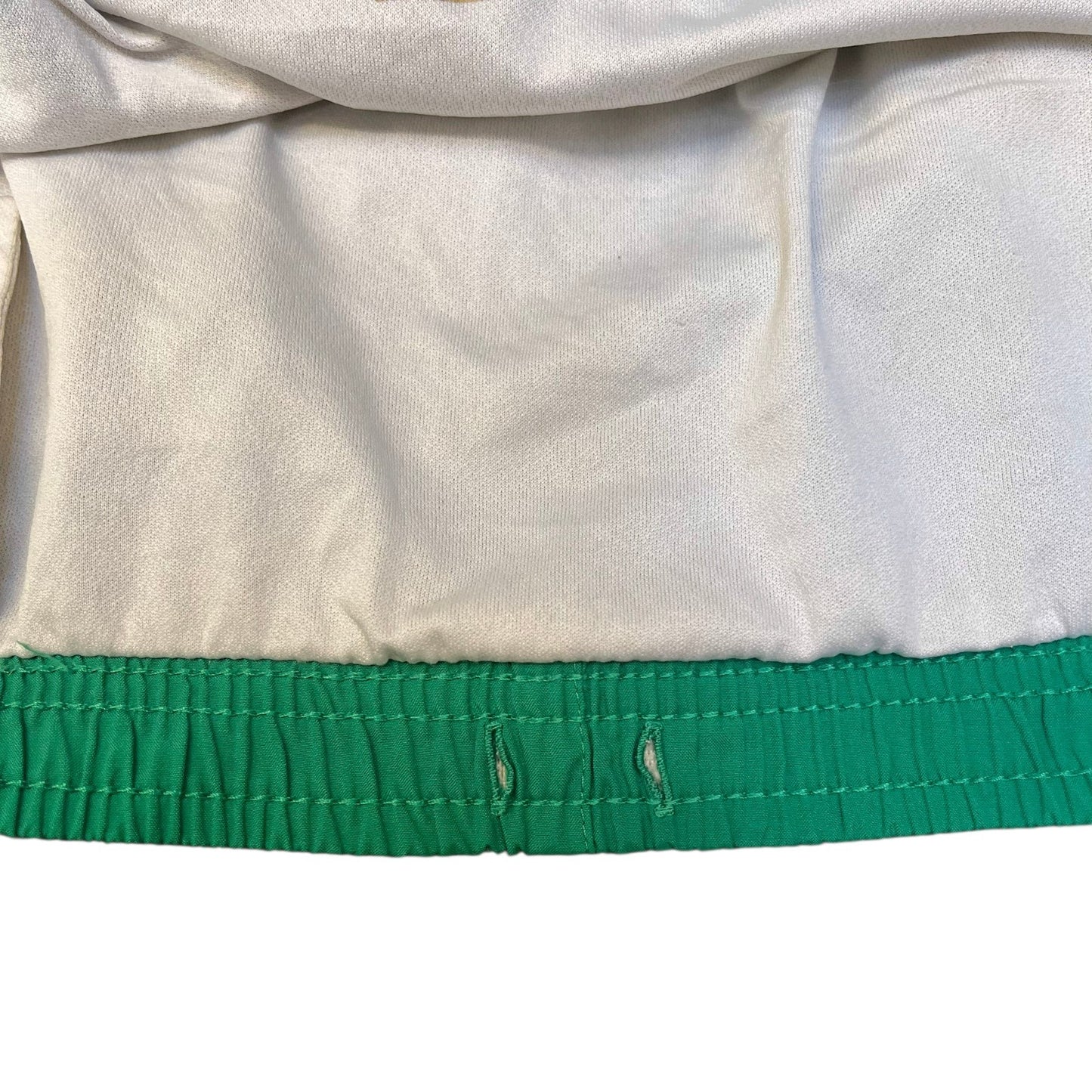 Nike Tempo Running Shorts Fits as Womens 2XL 39" Waist Green White Dolphin Hem