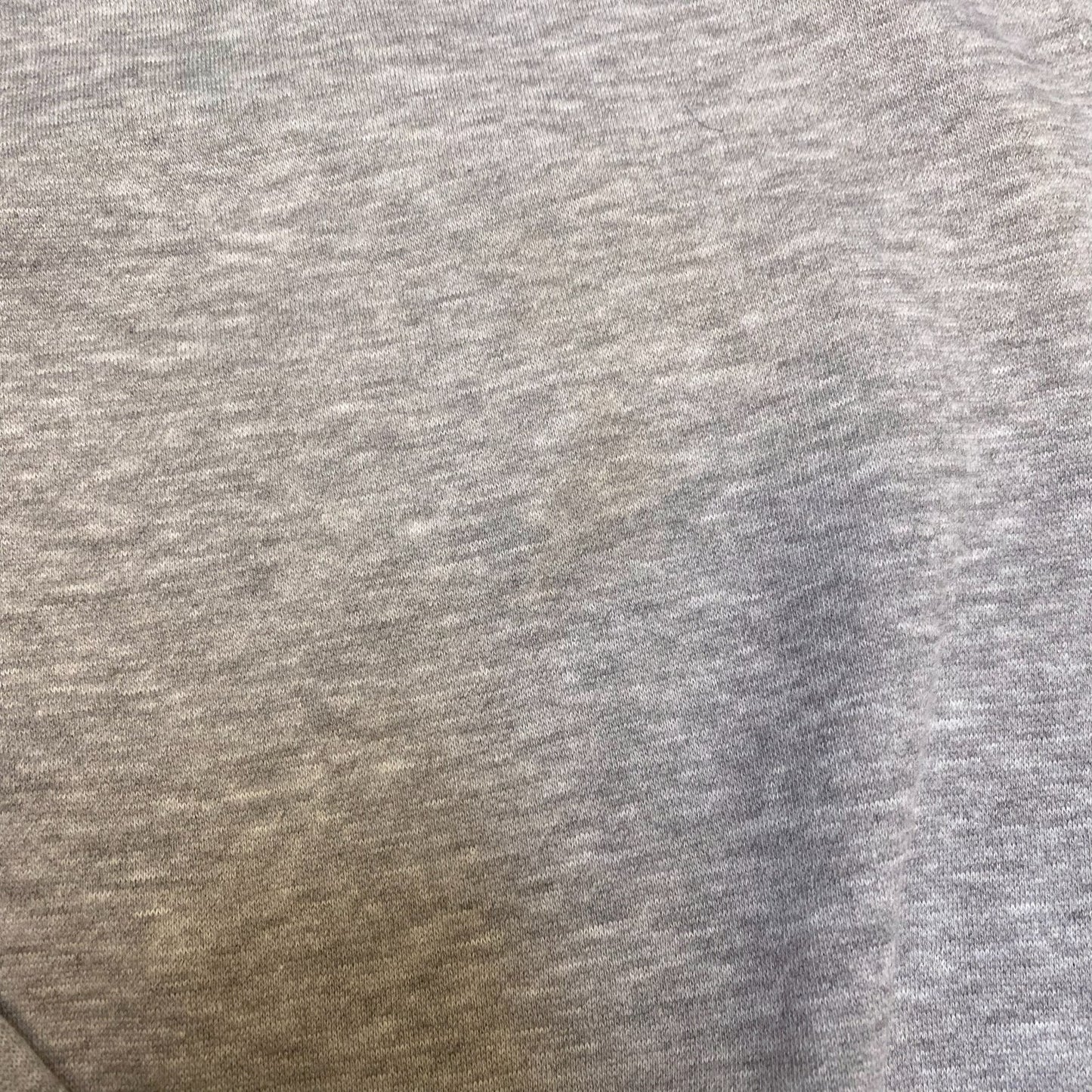 Nike Reworked Sweatshirt Mens Medium Grey Embroidered Spellout Logo Crew Neck
