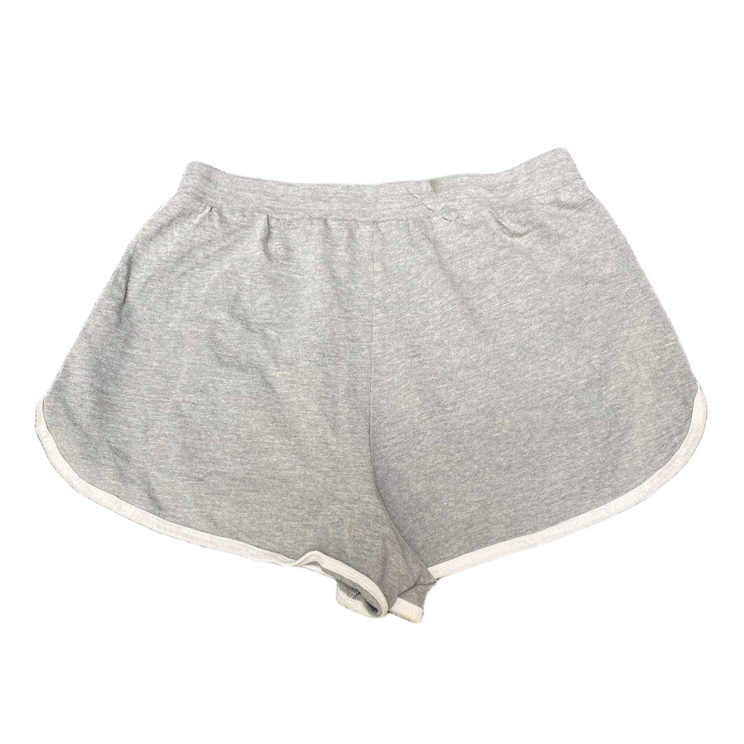 Running Sprinter Shorts Womens L 29" Waist Grey Workout Athletic Dolphin Hem