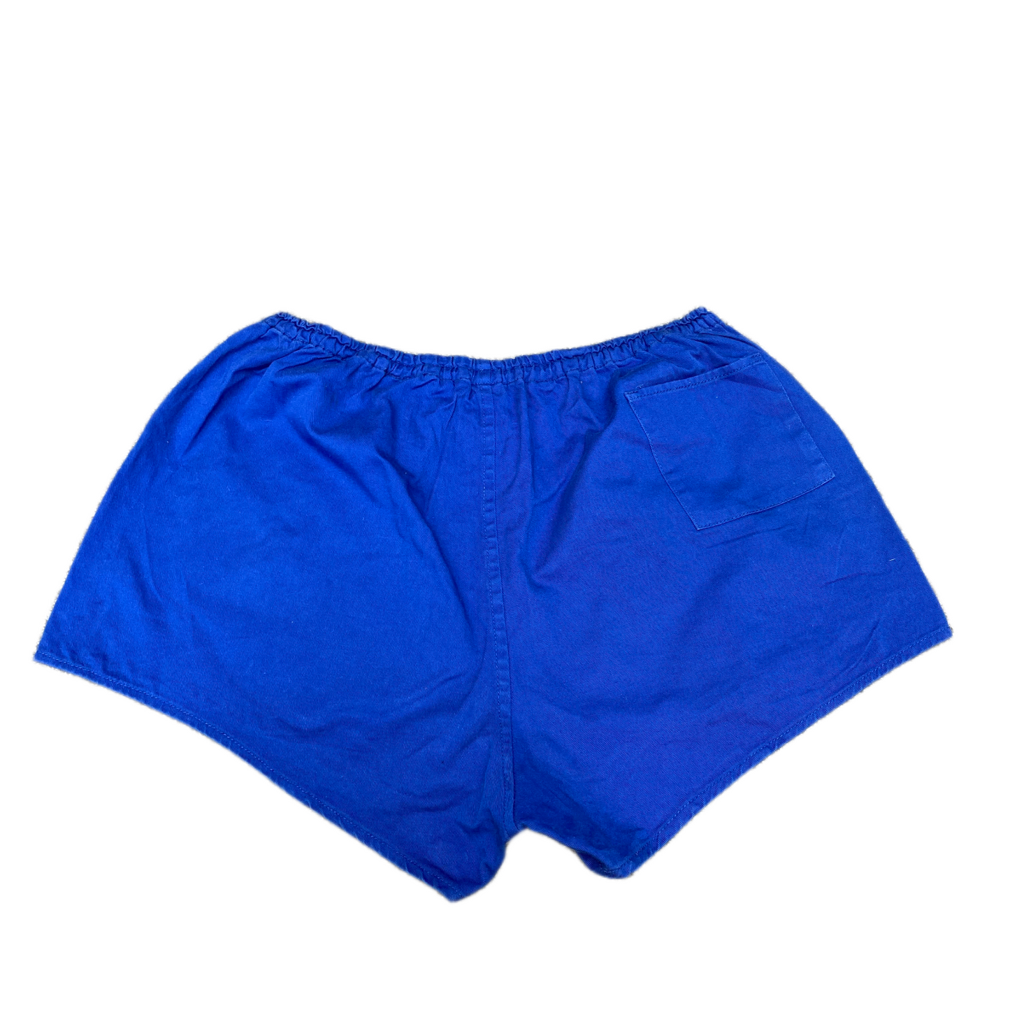Running Sprinter Shorts Womens L 30" Waist Blue Athletic Gym Workout Stretchy