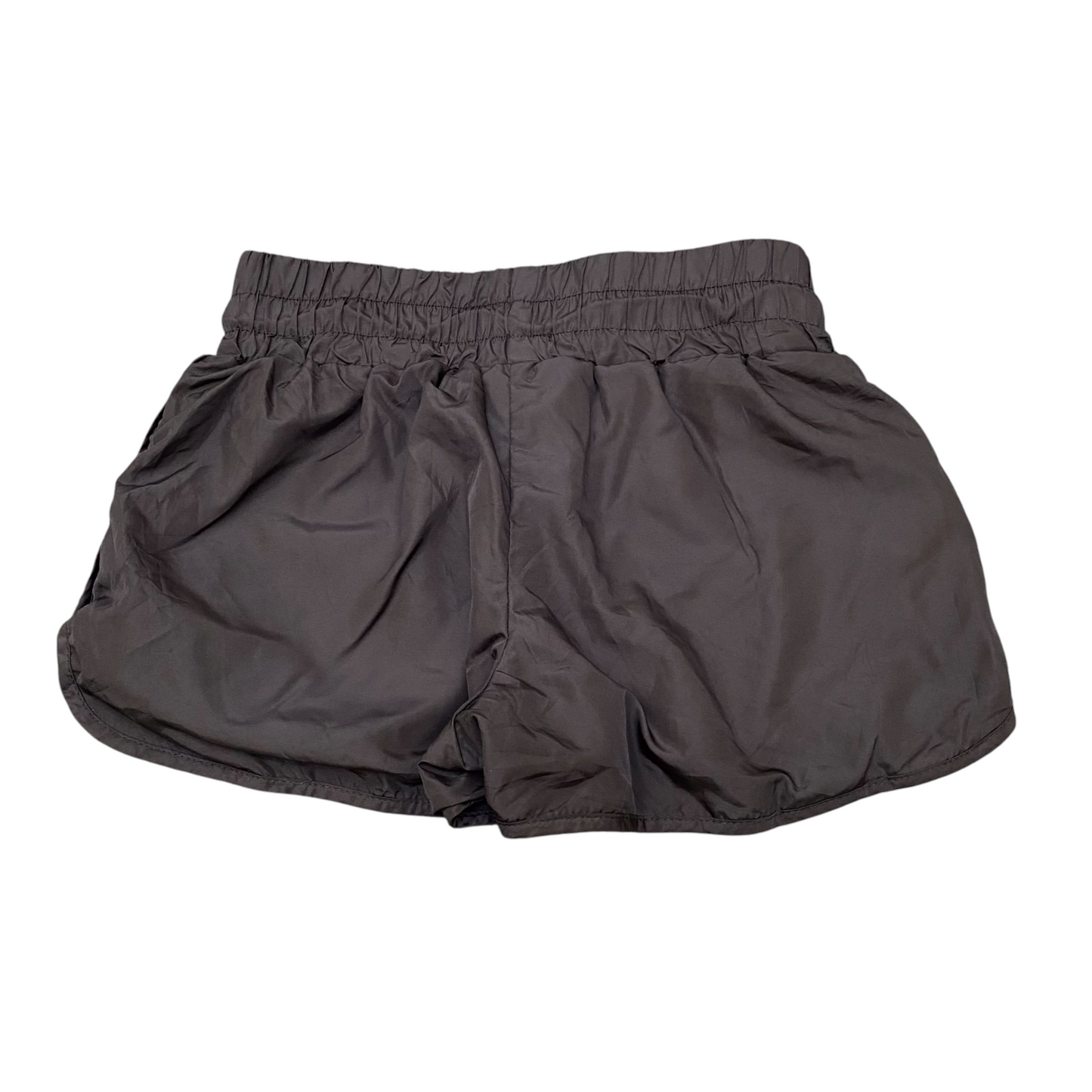 Running Sprinter Shorts Womens Medium Black Stretch Elastic Waist Drawstring