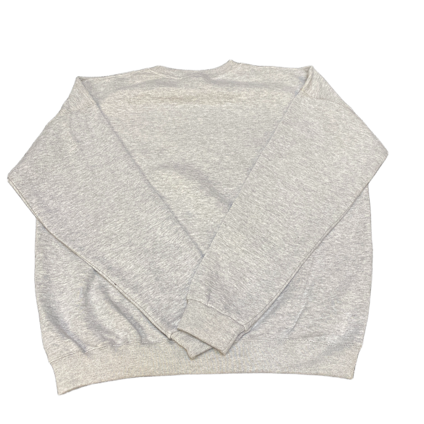 Nike Reworked Sweatshirt Men XL Grey Comfy Embroidered Spellout Logo Vintage Y2K