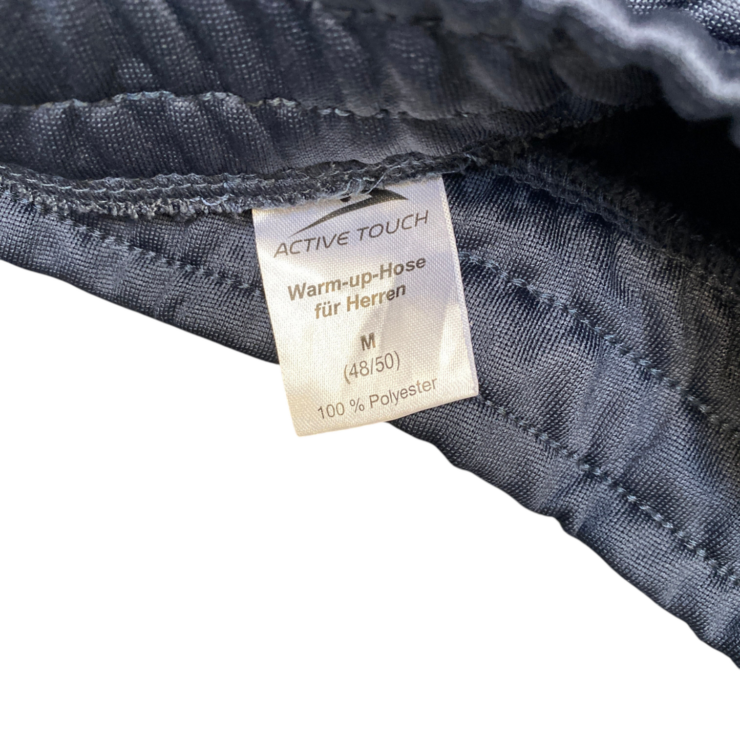 Active Touch Joggers Fits as Mens M 32" Waist Black Side Snap Straight Trouser