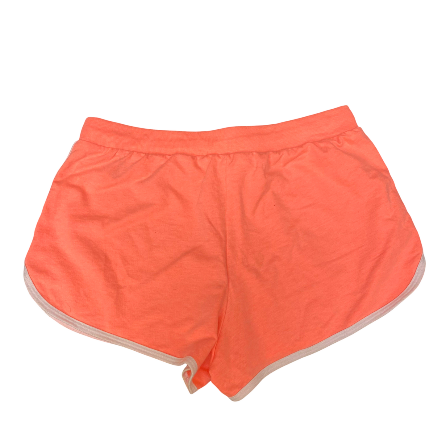 Running Sprinter Shorts Womens Medium Coral Athletic Fit Gym Workout Dolphin Hem
