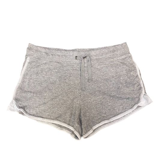 Running Sprinter Shorts Womens Large Grey Athletic Fit Workout Drawstring Waist