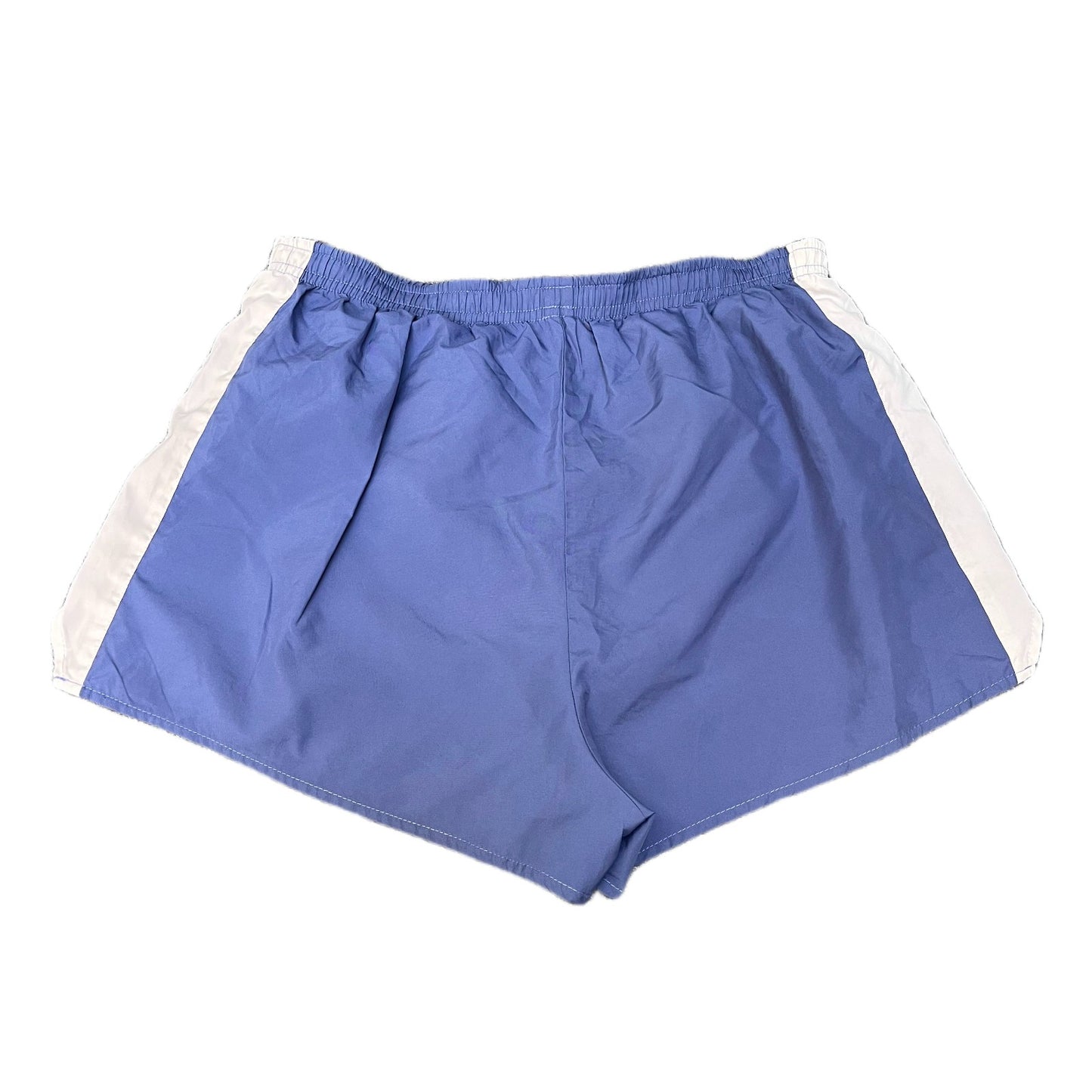 Nike Dri-Fit Running Shorts Womens Small 28" Waist Blue White Lined Gym Training