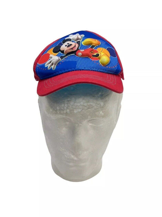 Mickey Mouse Kids Cap Red Multicoloured Adjustable Hat