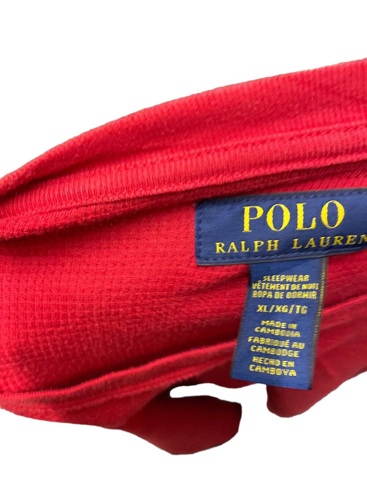 Ralph Lauren Sweatshirt Red Mens XL