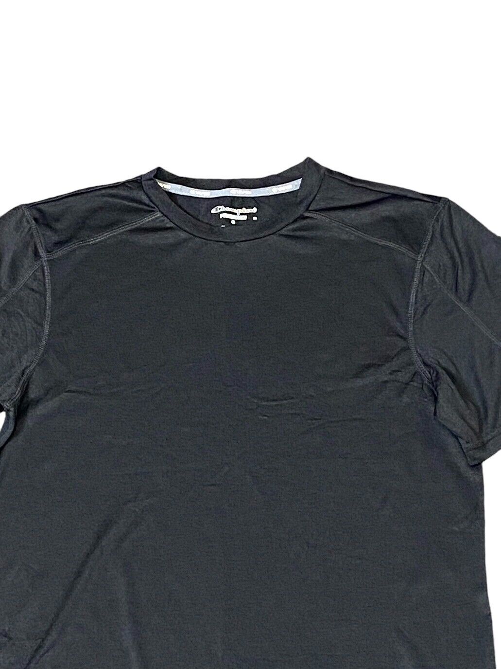 Champion T-Shirt Men's Small Black Powertrain Vapor Activewear Crew Neck Tee