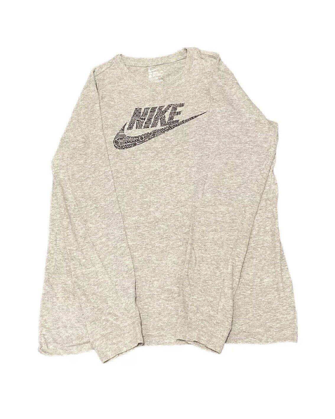 Nike Spellout Sweatshirt Logo Grey Womens XL