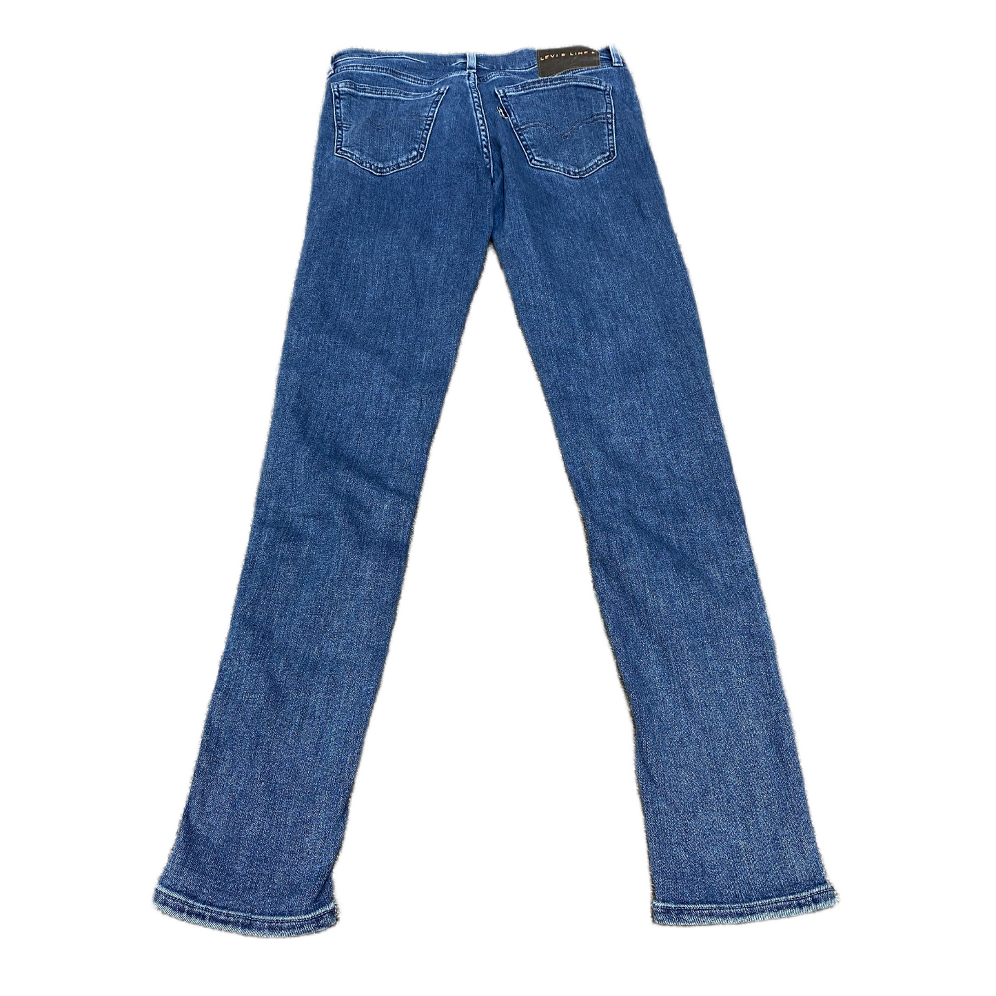 Levi's Jeans Fit as Womens 28" Waist Blue Denim Medium Wash Low Rise Skinny Leg