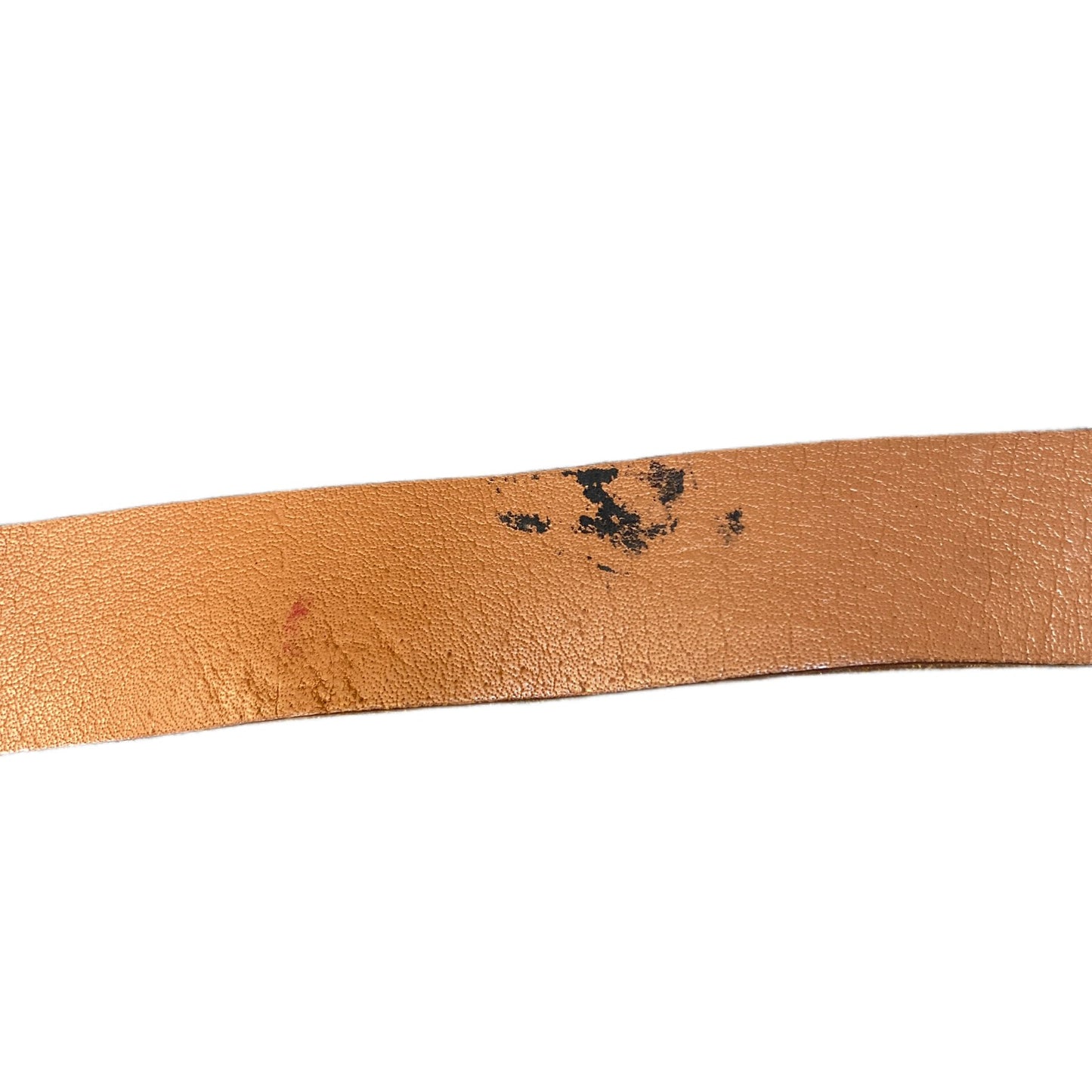 Jack & Jones Waist Belt Men Brown Leather Adjustable Silver Pin Buckle 43 inches