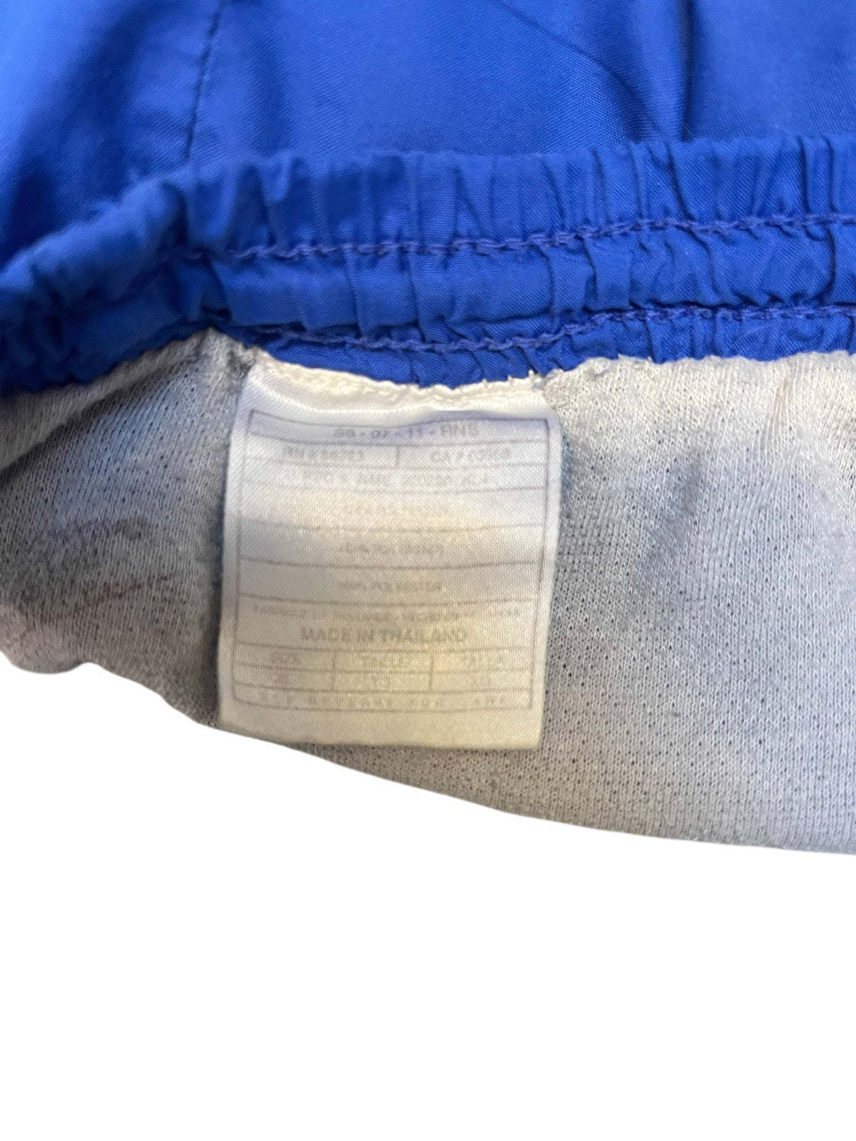 Vtg Nike Running Shorts Mens XL 37" Waist Royal Blue Lined Elastic Waist Pull On
