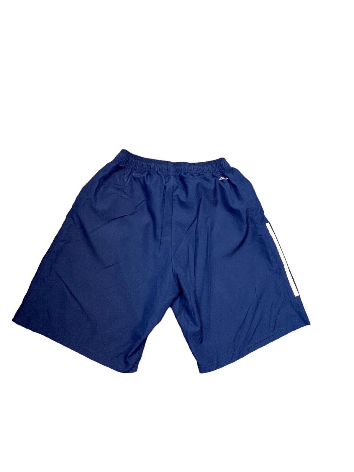 Adidas Sports Shorts Blue Mens M Front Logo