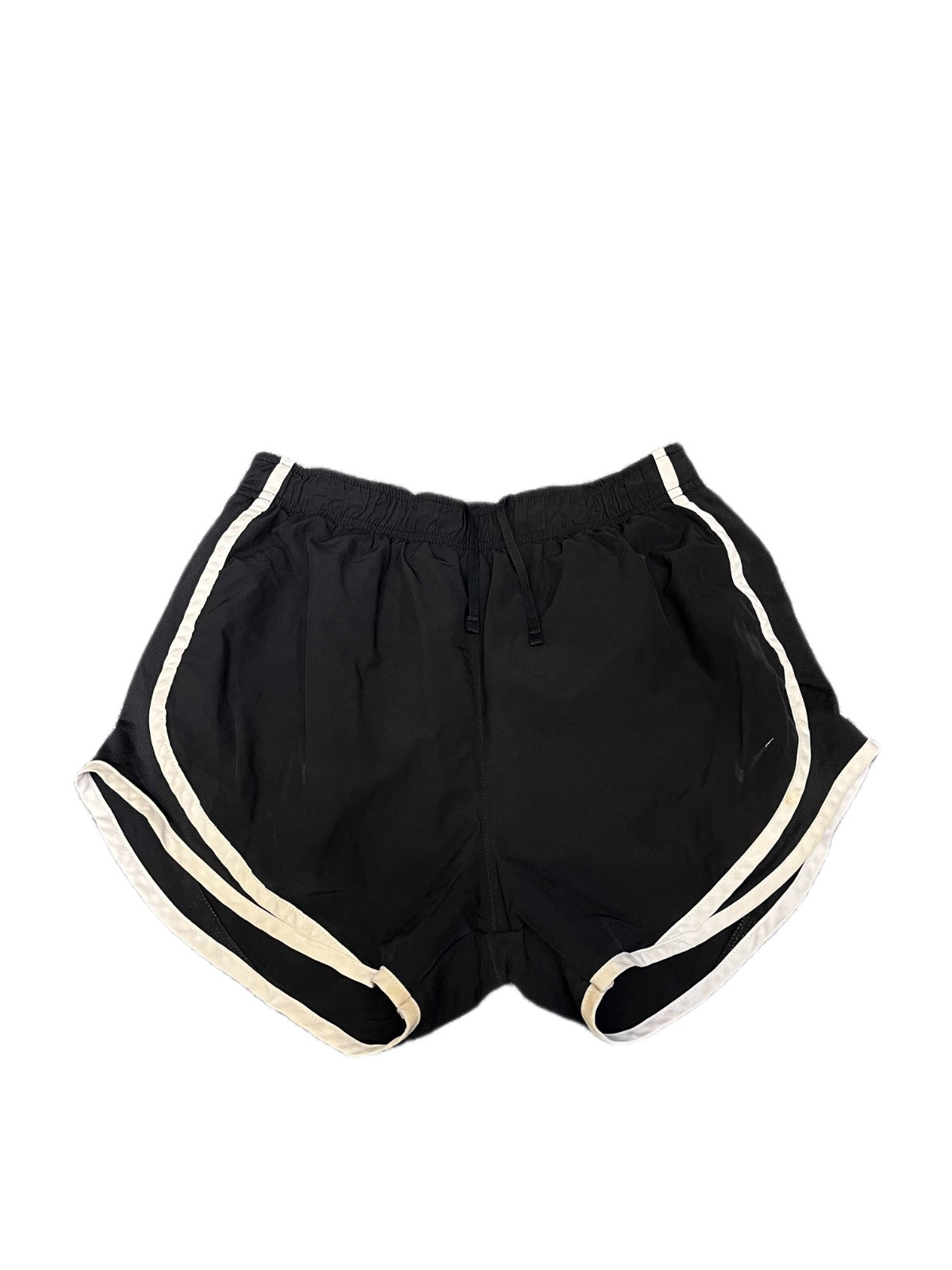 Nike Running Shorts Fits as Womens Small 26" Waist Black Performance Dolphin Hem