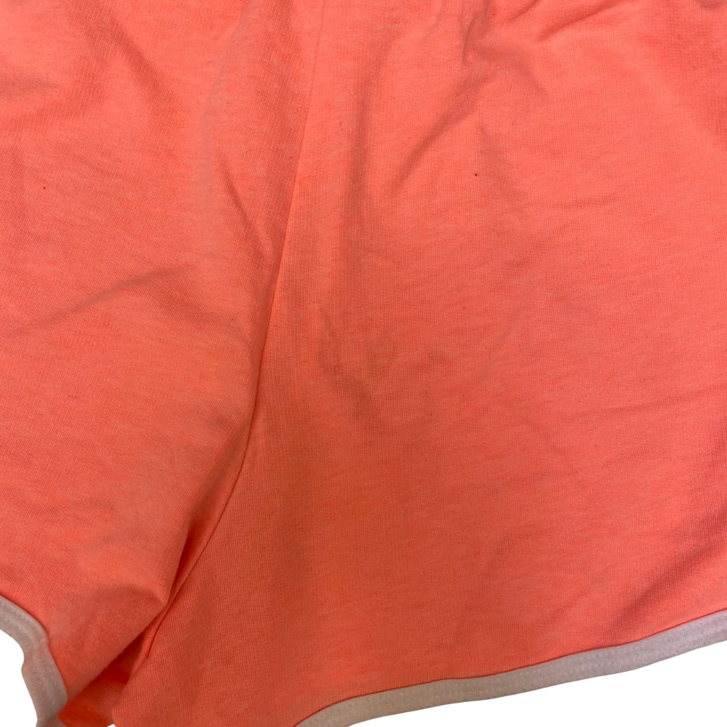 Running Sprinter Shorts Womens Medium Coral Athletic Fit Gym Workout Dolphin Hem