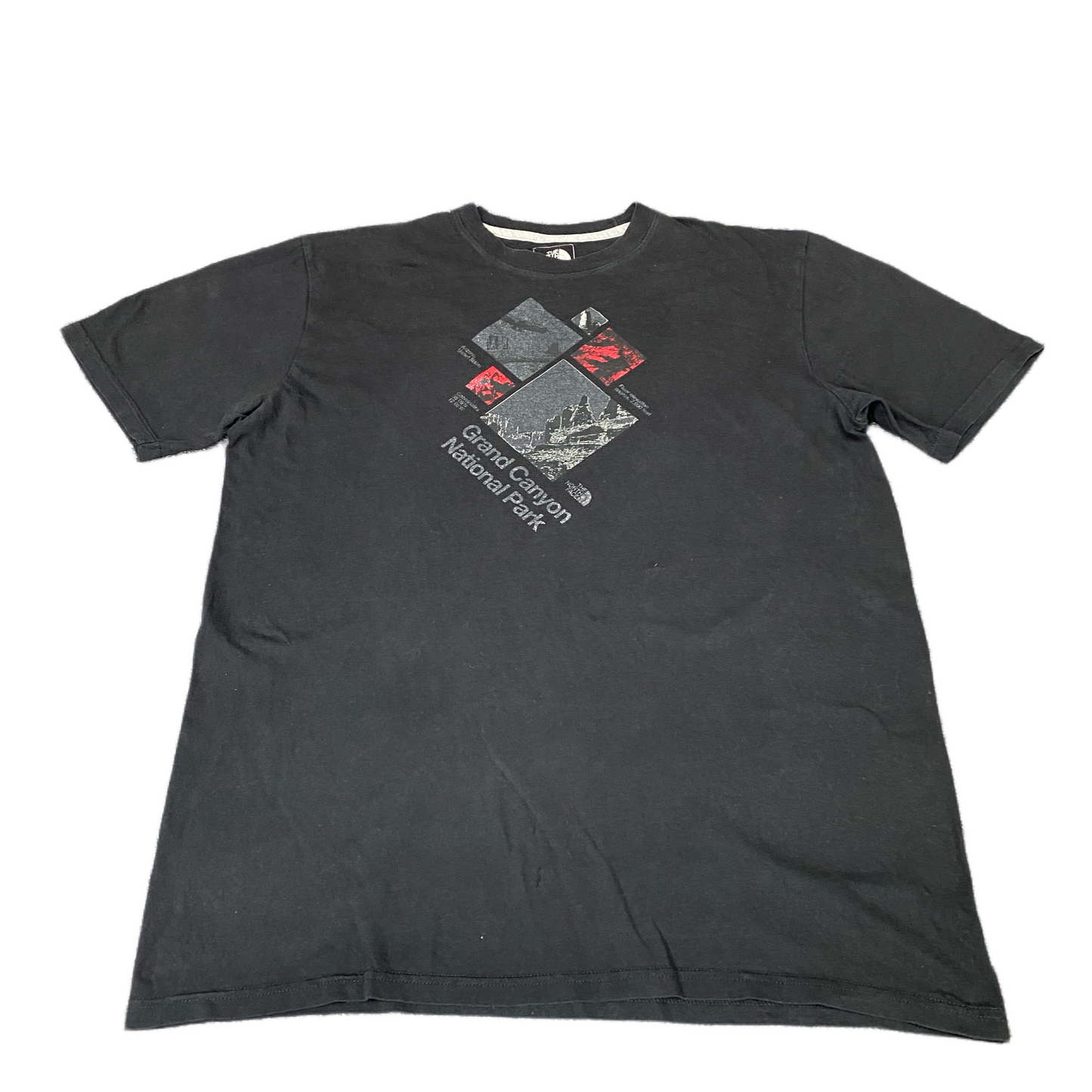 The North Face T-Shirt Mens M Black Graphic Print Classic Fit Crew Neck Pullover