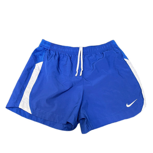 Nike Dri-FIT Athletic Shorts Fits as Men S 29" Waist Blue Performance Drawstring