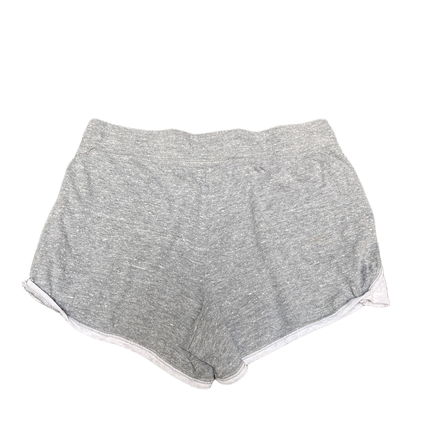 Running Sprinter Shorts Womens L 32" Waist Grey Athletic Gym Workout Drawstring