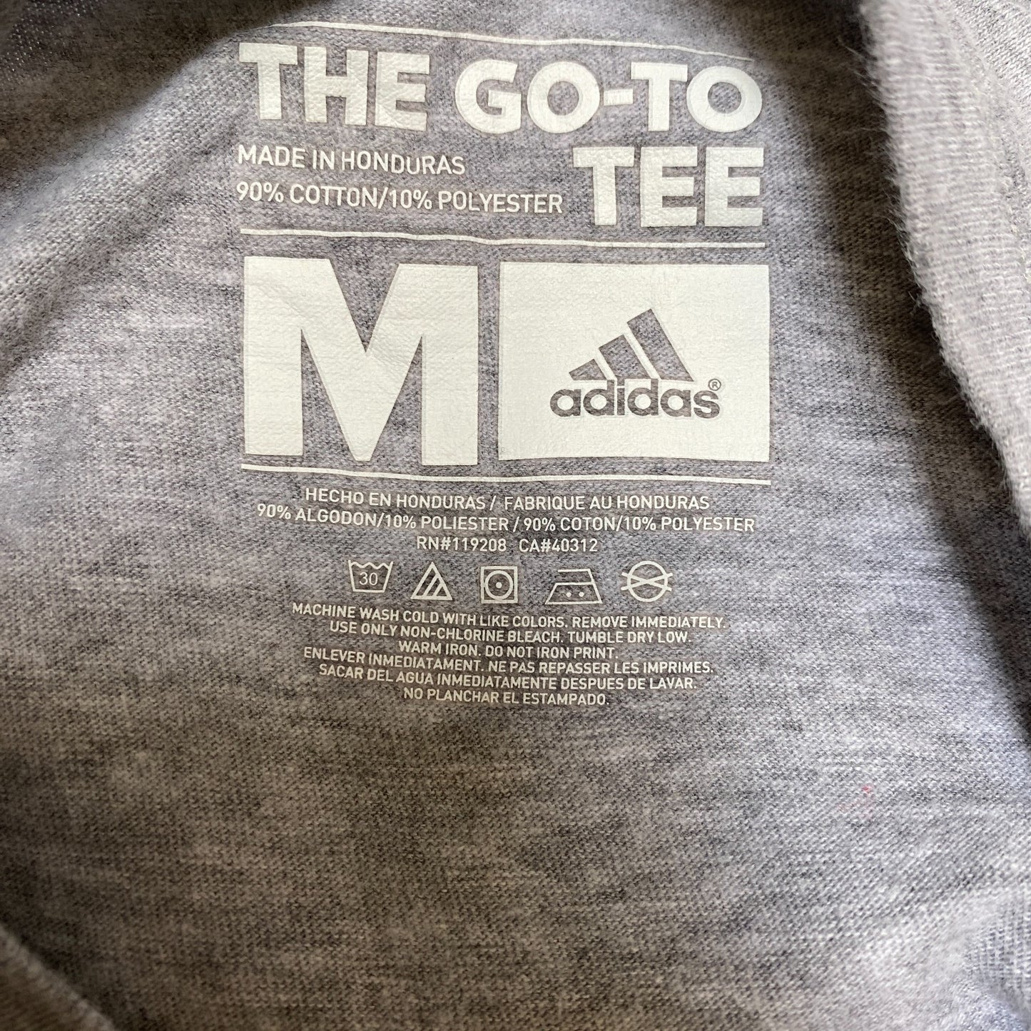 Nike The Go-To T-Shirt Womens Medium Grey Graphic Logo Crew Neck Pullover Tee