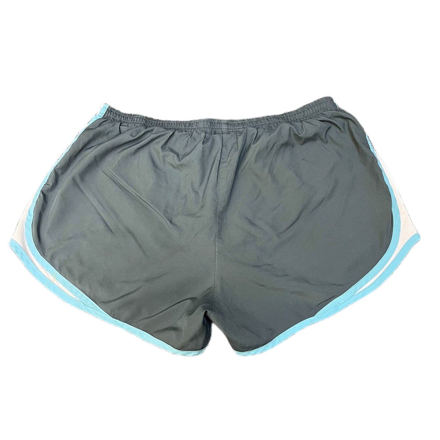Nike Running Sprinter Shorts Fits as Womens Medium 30" Waist Grey Dolphin Hem
