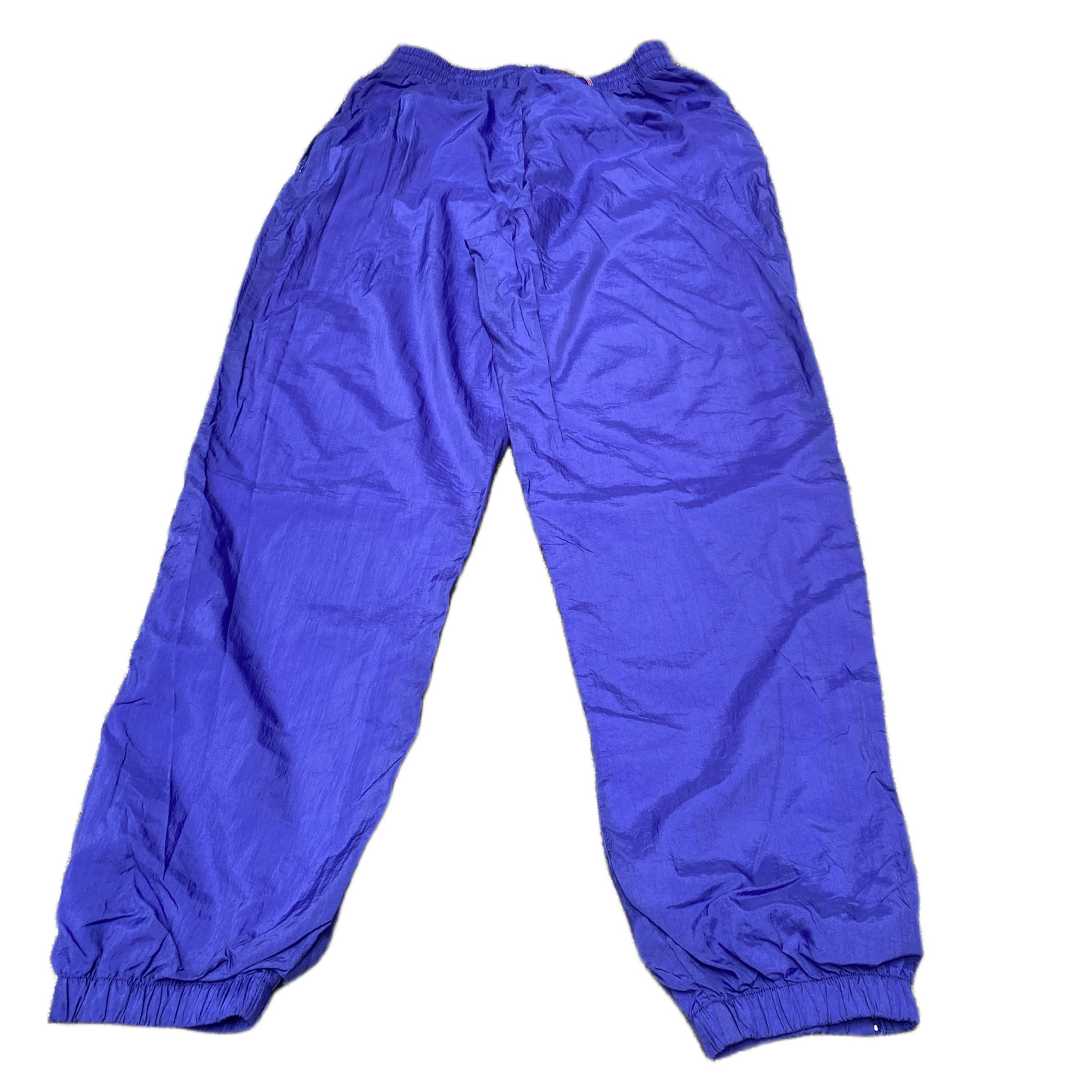 Reebok Joggers Fits as Womens 26" Waist Purple Lined Ankle Zip Tapered Trousers