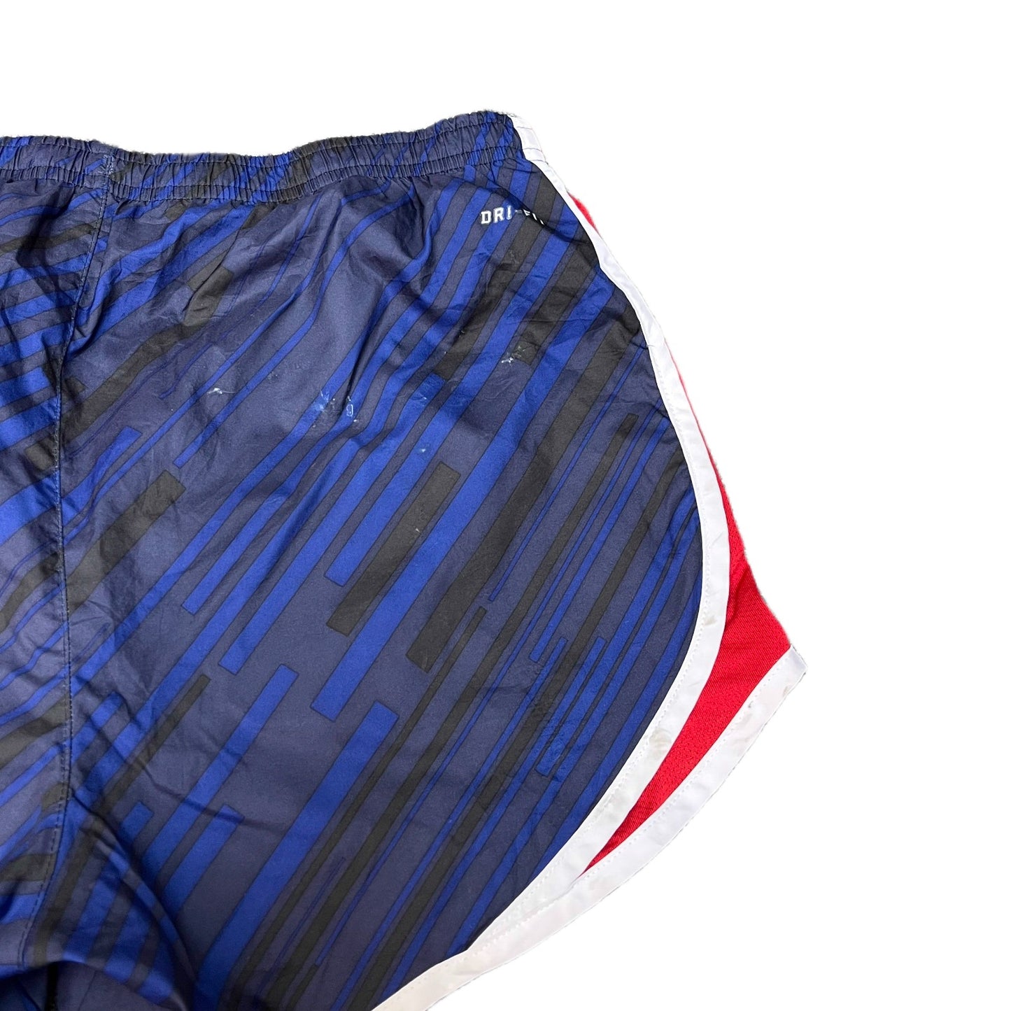 Nike Dri-Fit Minnesota Twins MLB Running Shorts Womens S 29" Waist Blue Striped