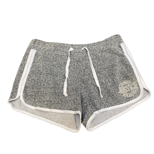Lounge Shorts Womens M 29" Waist Grey Athletic Gym Workout Drawstring