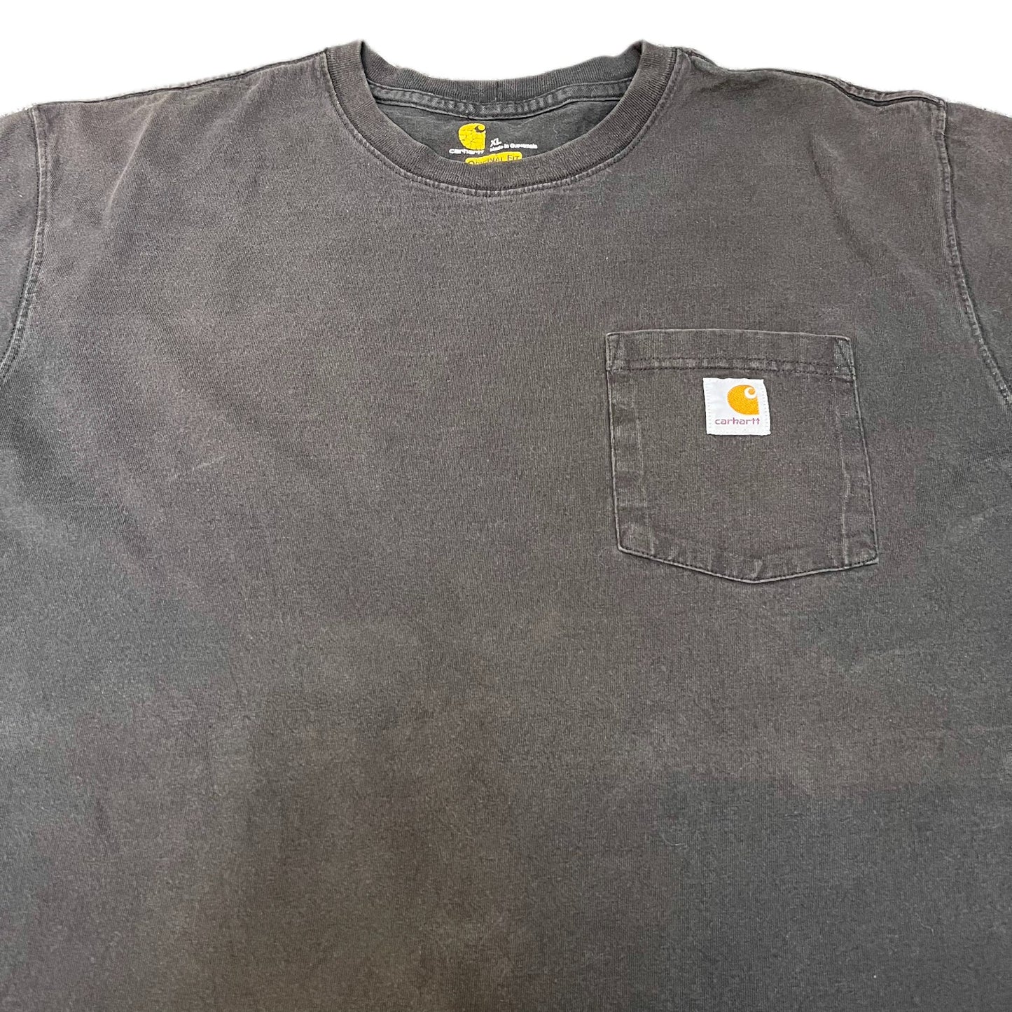 Carhartt Pocket T-Shirt Mens XL Black Original Fit Short Sleeve Summer Tee