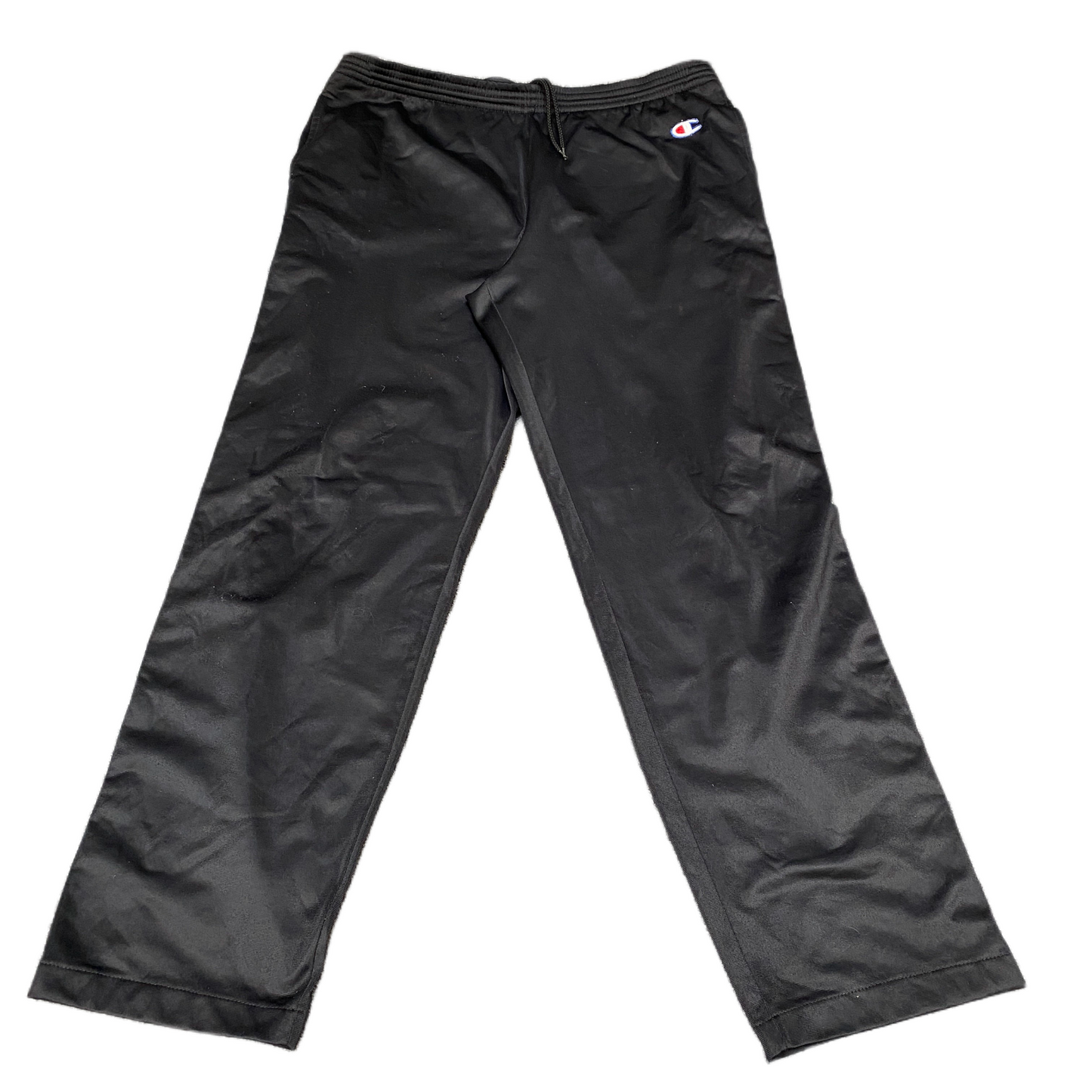 Champion Joggers Fits as Men 36" Waist Black Snap Leg Straight Leg Track Trouser
