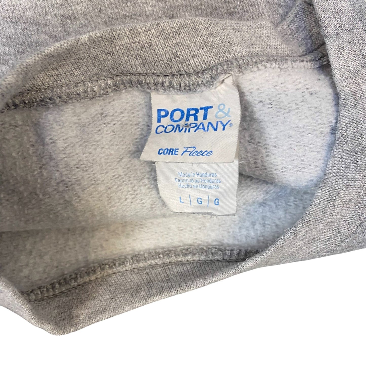 Port & Company Sweatshirt Womens Large Grey Chelan Washington Core Fleece