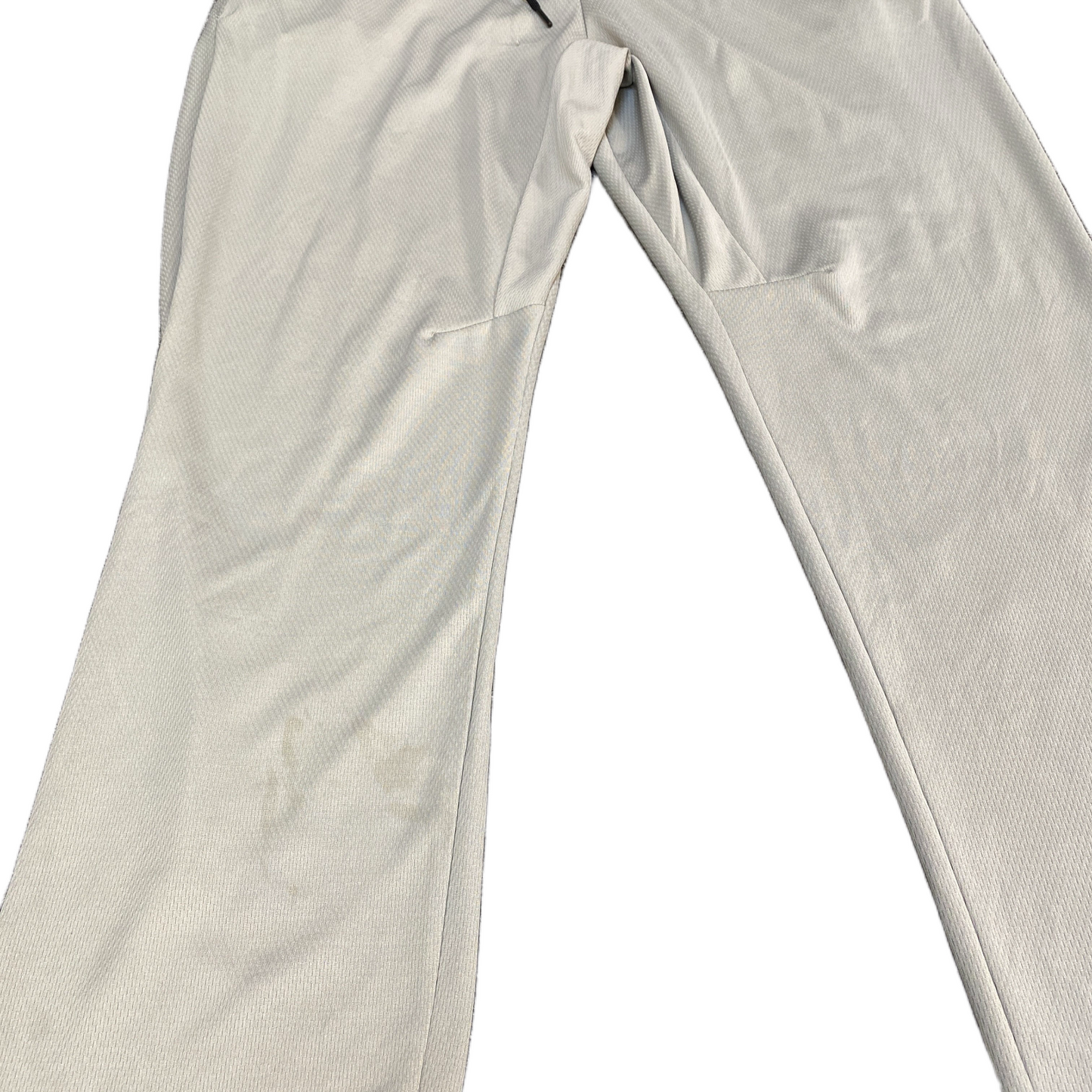 Reebok Track Pants Fits as Womens 35" Waist Grey Running Gym Drawstring Trousers