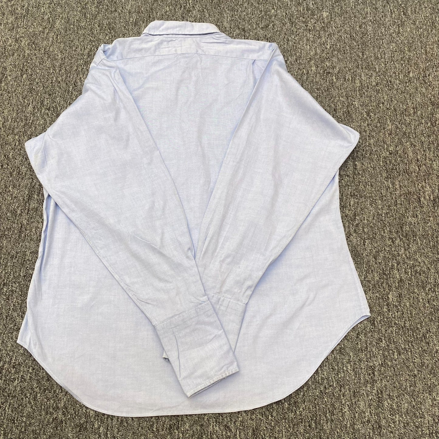 Ralph Lauren Formal Shirt Mens Large Blue Philip Pinpoint Oxford Button Down