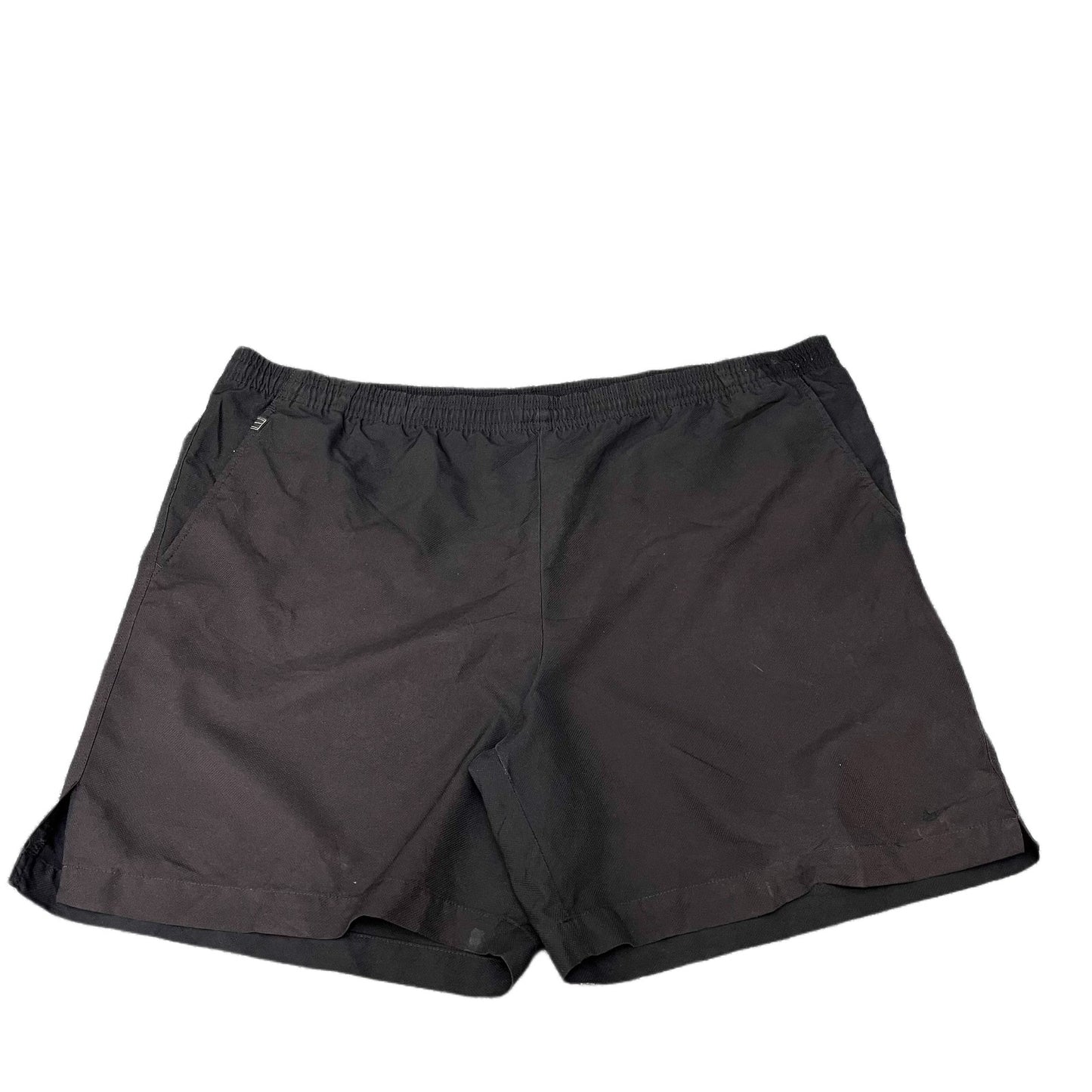 Nike Dri-FIT Athletic Running Shorts Fits as Men 2XL 43" Waist Black Performance